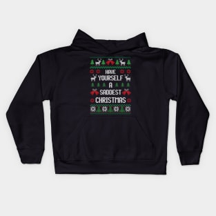 Have Yourself Saddest Christmas - Festive Introvert Kids Hoodie